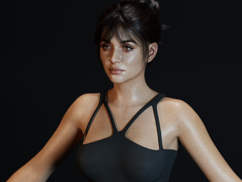 Ana de Armas 3Dモデル