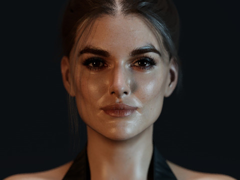 Keira Knightley 3D Model