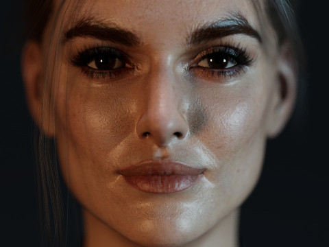 Keira Knightley 3Dモデル