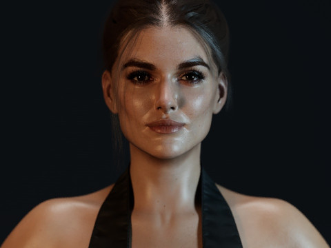 Keira Knightley 3Dモデル
