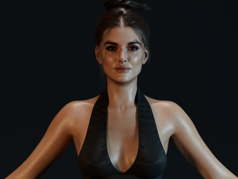 Keira Knightley 3Dモデル