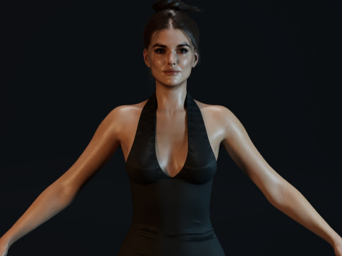Keira Knightley 3Dモデル