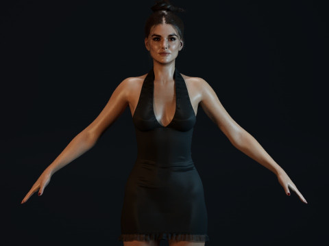 Keira Knightley 3Dモデル