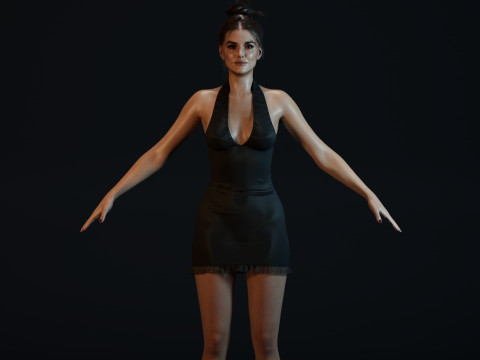 Keira Knightley 3Dモデル