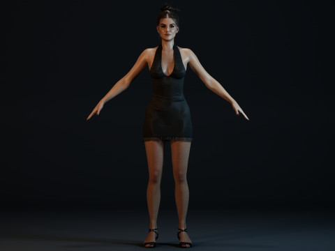 Keira Knightley 3Dモデル