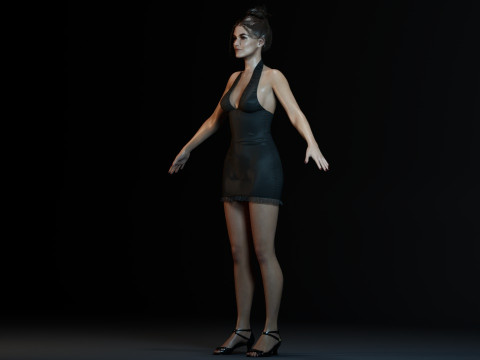 Keira Knightley 3Dモデル