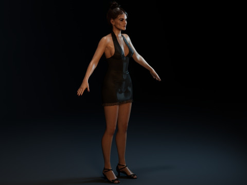 Keira Knightley 3Dモデル