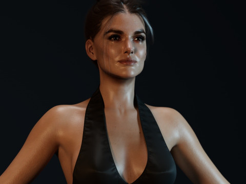 Keira Knightley 3Dモデル