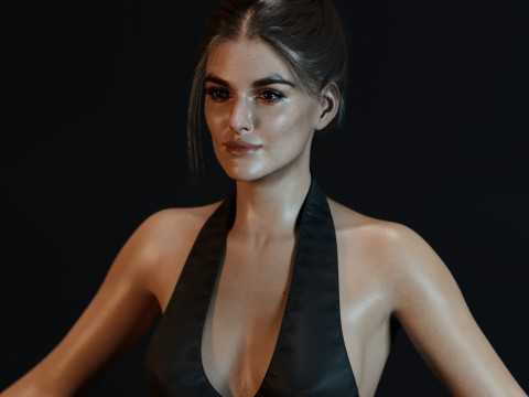 Keira Knightley 3Dモデル