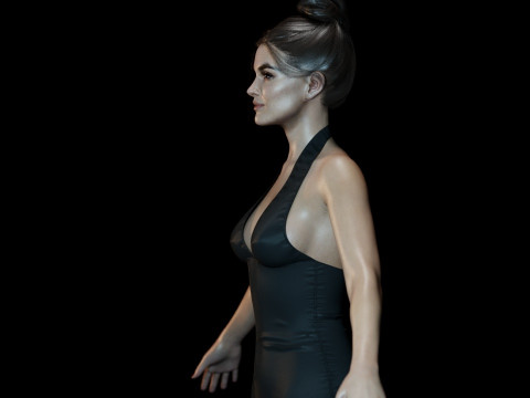 Keira Knightley 3Dモデル