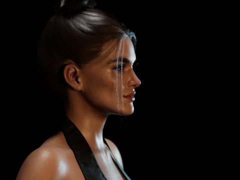 Keira Knightley 3Dモデル