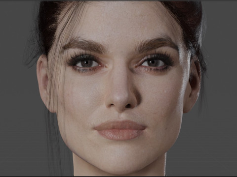 Keira Knightley 3Dモデル