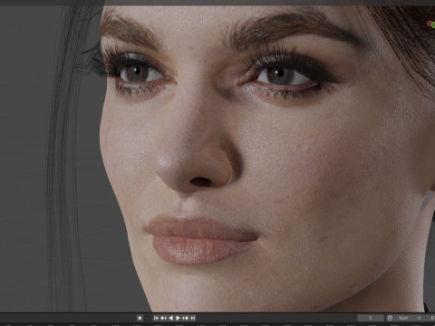 Keira Knightley 3Dモデル