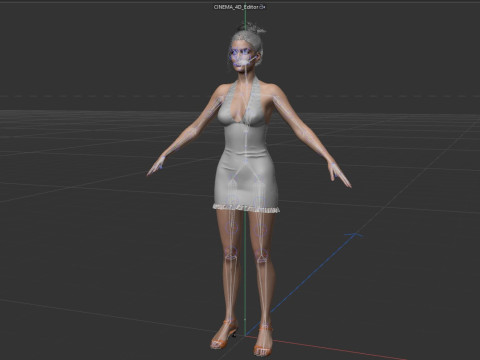 Keira Knightley 3Dモデル