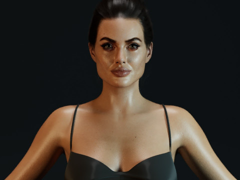 Angelina Jolie Modello 3D