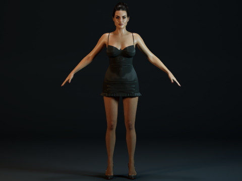 Angelina Jolie Modello 3D