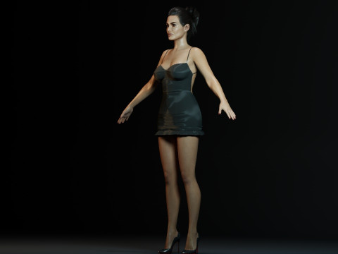 Angelina Jolie Modello 3D