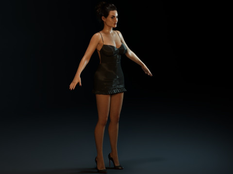 Angelina Jolie Modello 3D