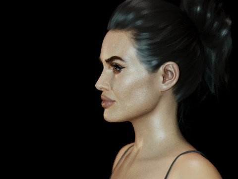 Angelina Jolie Modello 3D