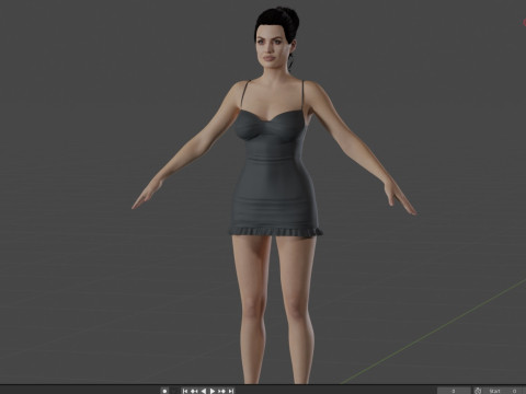 Angelina Jolie Modello 3D