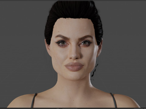 Angelina Jolie Modello 3D