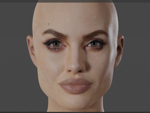 Angelina Jolie Modello 3D