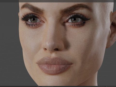 Angelina Jolie Modello 3D