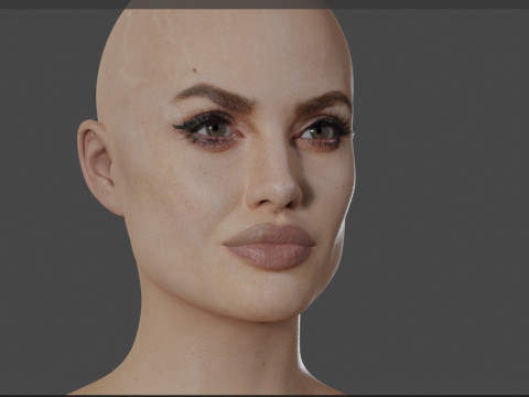 Angelina Jolie Modello 3D