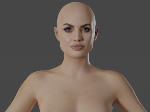 Angelina Jolie Modello 3D