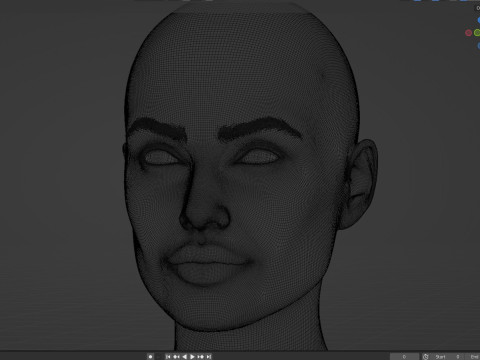 Angelina Jolie Modello 3D