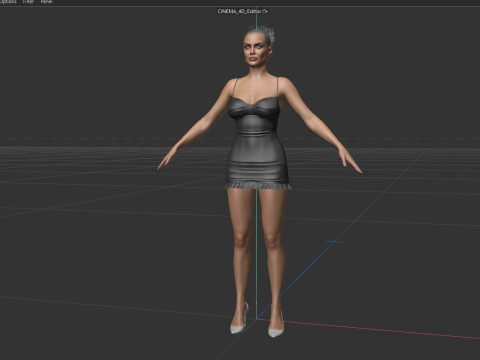 Angelina Jolie Modello 3D