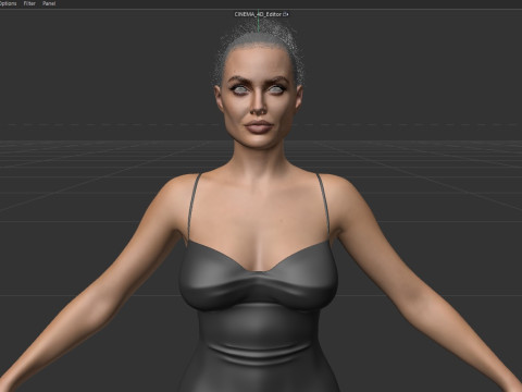 Angelina Jolie Modello 3D