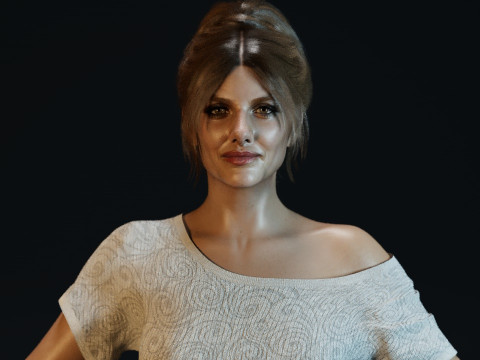 Melanie Laurent Modèle 3D