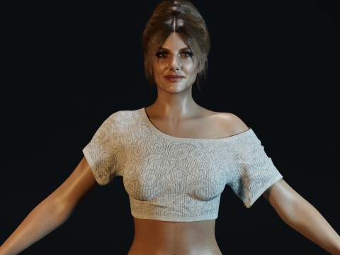 Melanie Laurent Modèle 3D