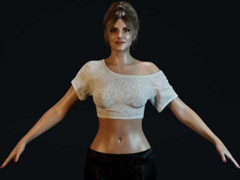 Melanie Laurent Modèle 3D