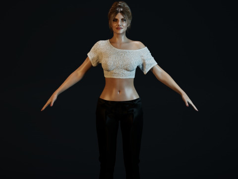 Melanie Laurent Modèle 3D
