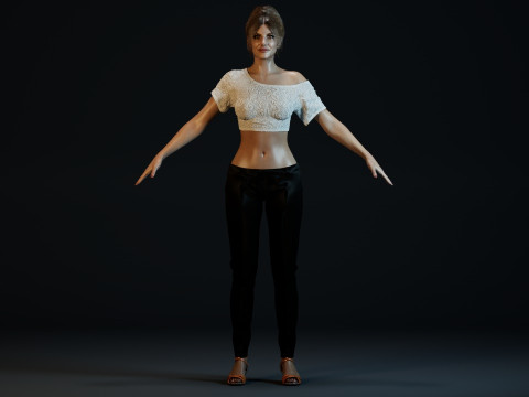 Melanie Laurent Modèle 3D