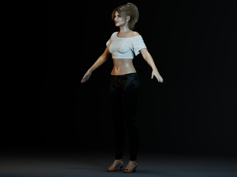 Melanie Laurent Modèle 3D