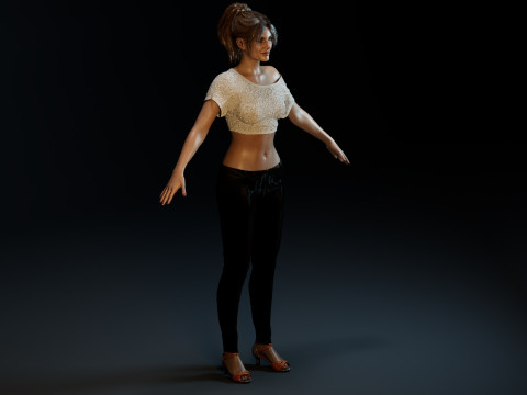 Melanie Laurent Modèle 3D