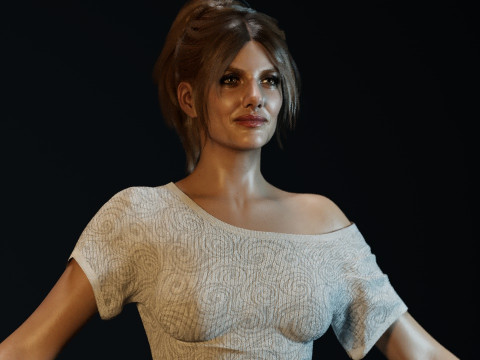 Melanie Laurent Modèle 3D