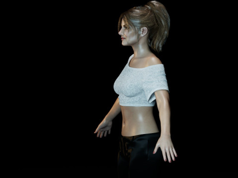 Melanie Laurent Modèle 3D