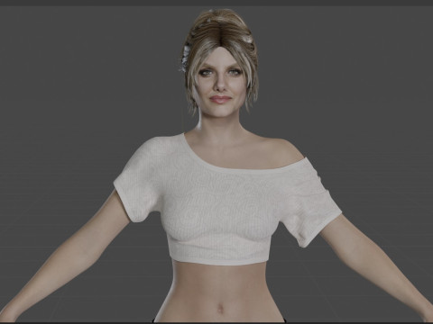 Melanie Laurent Modèle 3D