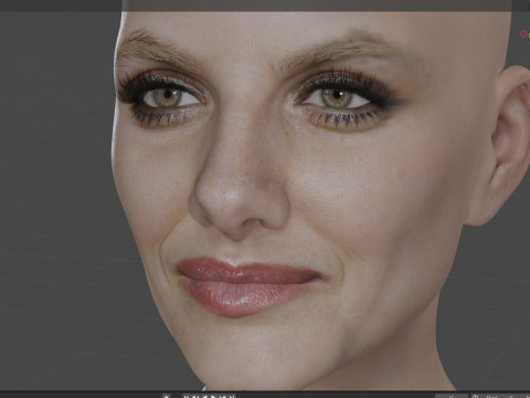 Melanie Laurent Modèle 3D