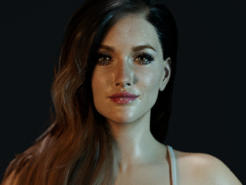 Katie Cassidy 3D Model