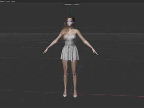 Katie Cassidy 3D Model