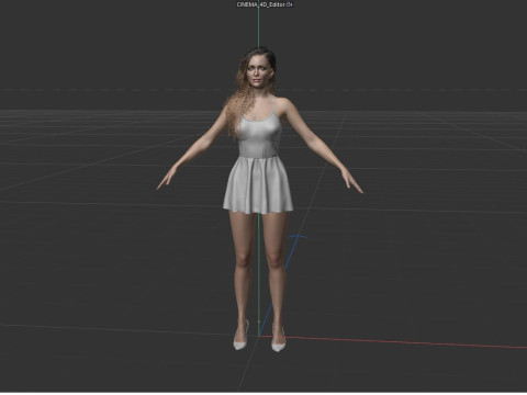 Katie Cassidy 3D Model
