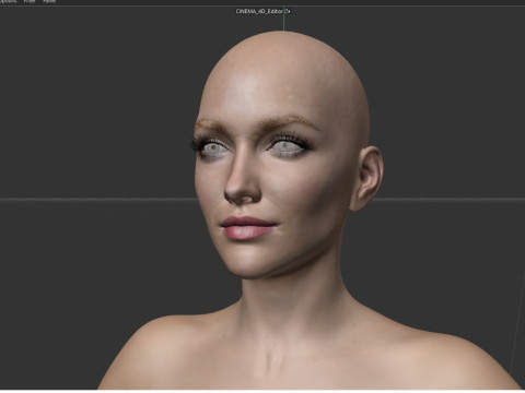 Katie Cassidy 3D Model