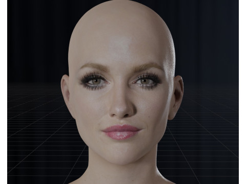 Katie Cassidy 3D Model