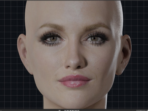Katie Cassidy 3D Model