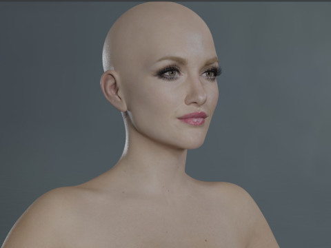 Katie Cassidy 3D Model